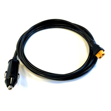 12V autolaadkabel voor power station