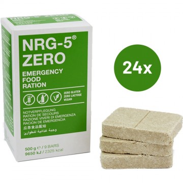 24x nrg 5 zero glutenvrij noodrantsoen in doos 55800 kcal