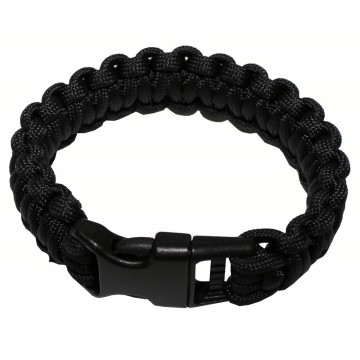 Paracord armband zwart