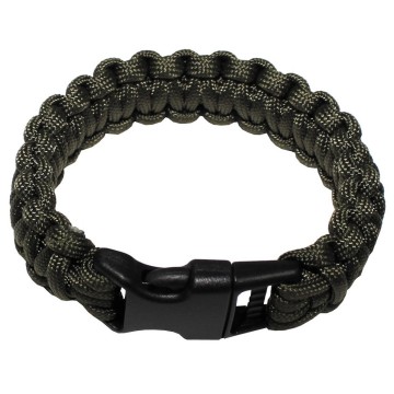 Paracord armband groen