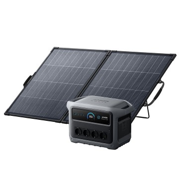 Anker solix c1000 gen 2 ps200 bifacial draagbaar zonnepaneel 200w