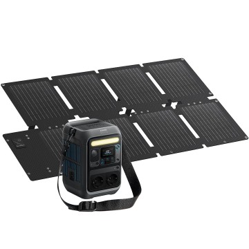 Anker solix c300x ps60 draagbaar zonnepaneel 60w