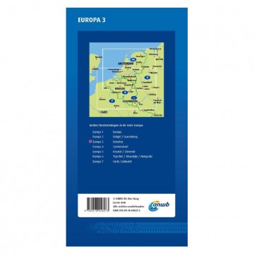 Anwb wegenkaart europa 3 benelux vernieuwd 2