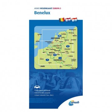 Anwb wegenkaart europa 3 benelux vernieuwd