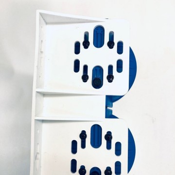 Aqua Logic Inline Duo dubbele 10 inch inbouw waterfilterbehuizing