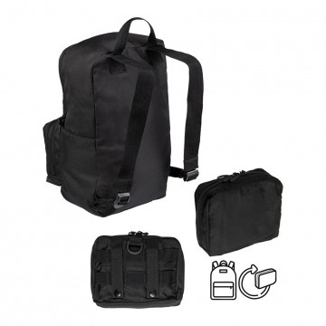 Backpack us ultra compact rugzak zwart 2