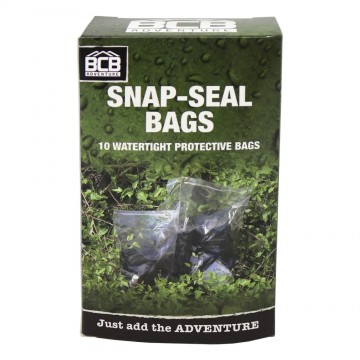 Bcb snap seal bags waterdichte ziplock zakken 10 stuks