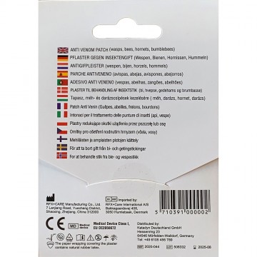 Bee patch pleister tegen insectengif 5 stuks 4