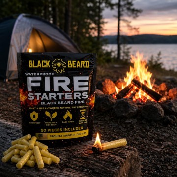 Black beard fire plugs aanmaak sticks