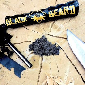 Black beard fire starter stick vuur maken