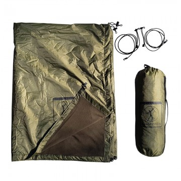 Bushmen thermo deken  poncho olive