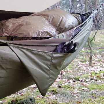 Bushmen thermo deken poncho olive 2