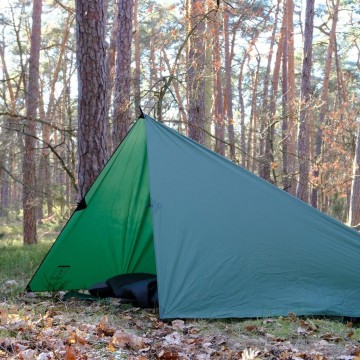 Bushmen ultra tarp deep green 2x3 meter 2