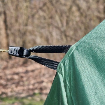 Bushmen ultra tarp deep green 2x3 meter 4