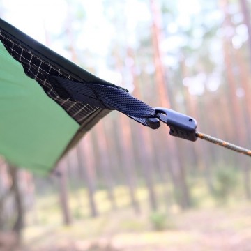 Bushmen ultra tarp deep green 3x3 meter 3