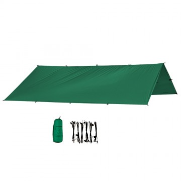 Bushmen ultra tarp deep green 3x3 meter