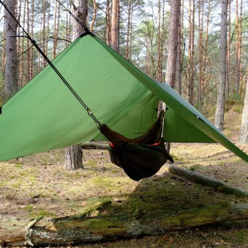 Bushmen ultra tarp deep green 4x3 meter 2