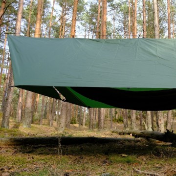 Bushmen ultra tarp deep green 4x3 meter 3