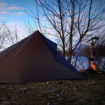 Bushmen ultralight tarp olive 3 x 3 meter 2