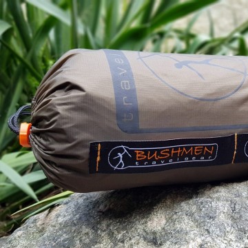 Bushmen ultralight tarp olive 3 x 3 meter 6