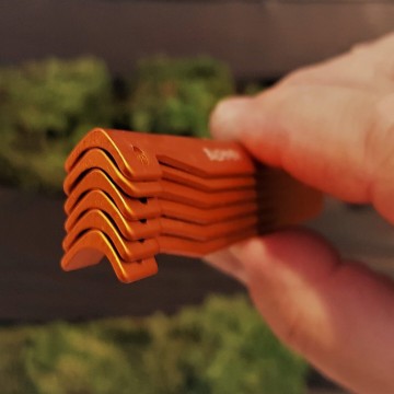 Bushmen ultralight v pegs tentharingen 6 stuks 3