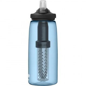 CamelBak Eddy+ filtered by LifeStraw drinkfles met waterfilter 1L - True Blue