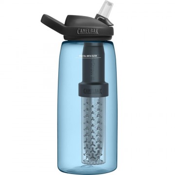 CamelBak Eddy+ filtered by LifeStraw drinkfles met waterfilter 1L - True Blue
