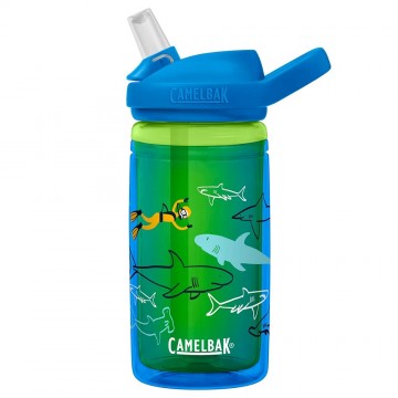 Camelbak eddy kids insulated 400 ml drinkfles scuba sharks 1