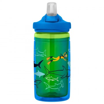 Camelbak eddy kids insulated 400 ml drinkfles scuba sharks 2