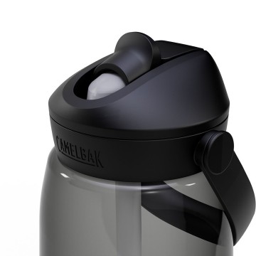 Camelbak thrive flip straw drinkfles met rietje 1 liter charcoal grijs 4