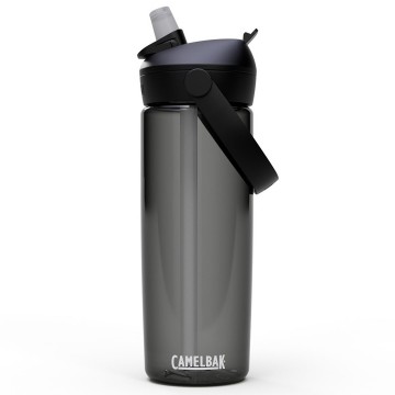 Camelbak thrive flip straw drinkfles met rietje 600 ml charcoal grijs
