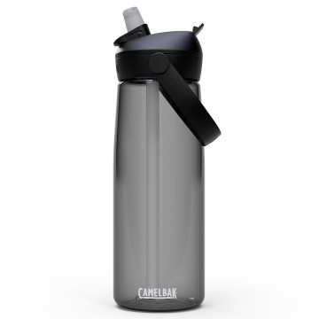 Camelbak thrive flip straw drinkfles met rietje 750 ml charcoal grijs