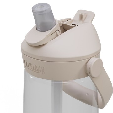 Camelbak thrive flip straw drinkfles met rietje 750 ml clear transparant 3