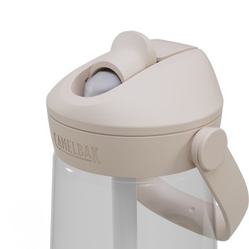 Camelbak thrive flip straw drinkfles met rietje 750 ml clear transparant 4