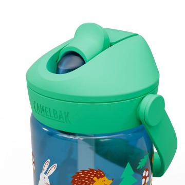 Camelbak thrive flip straw kids drinkfles voor kinderen met rietje 400 ml friendly forest 4