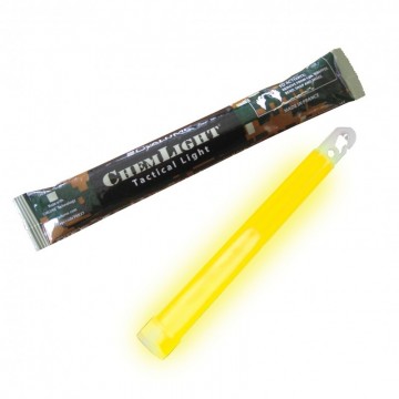 Chemlight 15cm 6inch geel lightstick breeklicht