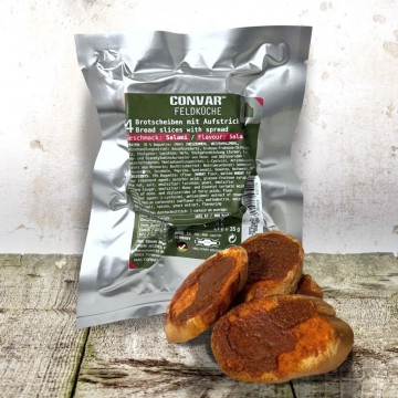 Convar feldkuche 4 sneetjes brood met salami 35 gram