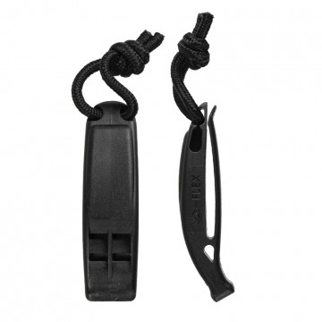 Duraflex noodfluitje tactical molle zwart 2