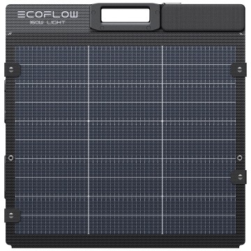 Ecoflow 160w lichtgewicht opvouwbaar dubbelzijdig zonnepaneel 6