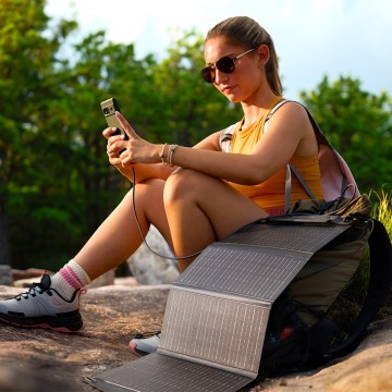 Ecoflow 28w opvouwbaar zonnepaneel met usb c 11