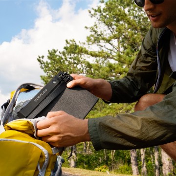 Ecoflow 28w opvouwbaar zonnepaneel met usb c 13