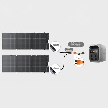 Ecoflow in series solar connection cable xt60 3