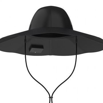 Ecoflow power hat hoed met zonnepanelen 6