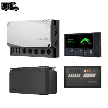 Complete set EcoFlow Power Hub 5kVA/5kWh voor campers