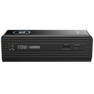 Ecoflow rapid powerbank 25000 mah met ingebouwde kabel zwart 5