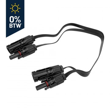 Ecoflow superplatte kabel met mc4 stekkers btw vrijstelling 2023