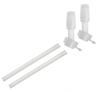 CamelBak Eddy+ Kids Bite Valves & Straws Clear rietje en mondstuk vervangingsset (2 stuks)