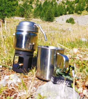 Esbit percolator compact portable coffee maker