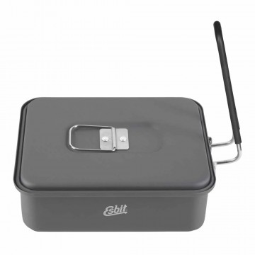 Esbit solid fuel kookset met 11l aluminium pan en brander 3