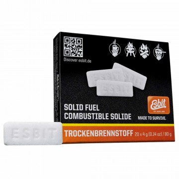 Esbit vaste brandstoftabletten  blokjes 20x4g